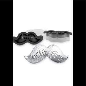 Tevolo Mustache Ice Molds Set of 2